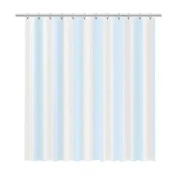 Шторка для ванной Vafel, 180х200 см, голубой