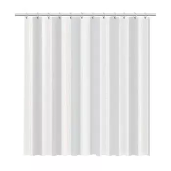 Шторка для ванной Vafel, 180х200 см, серый