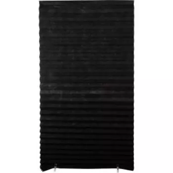 шторы-плиссе самоклеящиеся РЫЖИЙ КОТ Skandi, размер 60х180см, цвет черный