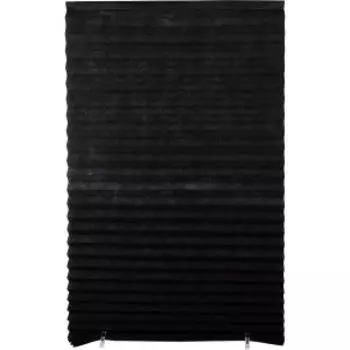 шторы-плиссе самоклеящиеся РЫЖИЙ КОТ Skandi, размер 90х180см, цвет черный