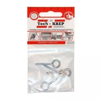 Шуруп-кольцо TECH-KREP, 3,5х30 мм, 4 шт