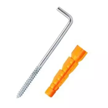 Шуруп-костыль с дюбелем TECH-KREP, 8х85 мм, 12х71 мм, 2 шт