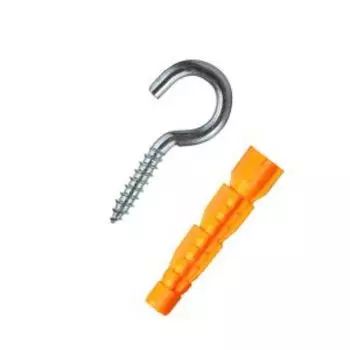 Шуруп-полукольцо с дюбелем TECH-KREP, 4х30 мм, 6х36 мм, 2 шт