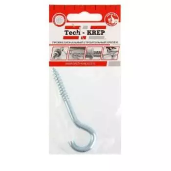 Шуруп-полукольцо TECH-KREP, 6х80 мм, 1 шт