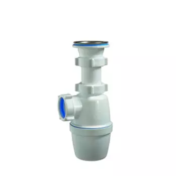 Сифон бутылочный 11/2"х40 мм, пластик