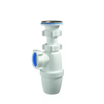 Сифон бутылочный 1.1/4 х 40 с нержавеющей чашкой