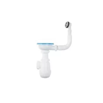 Сифон для мойки 3 1/2х40 с круглым переливом