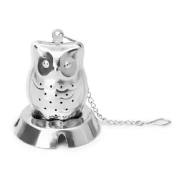 Ситечко для заваривания чая Dessert Сова, 6 см, нерж. сталь