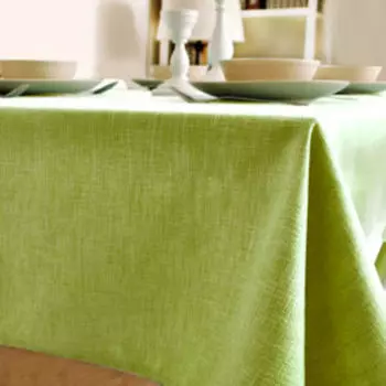 Скатерть, 110х150 см, тефлон, 100% п/э, олива