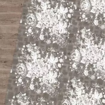 скатерть Ажурная, размер: 110х132 см, 003-1, ПВХ