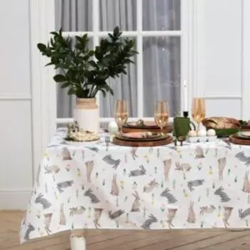 Скатерть Доляна Fluffy bunnies, 220х144 см, хлопок