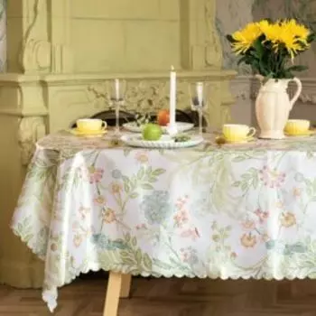 Скатерть Доляна Летние цветы, 145х220 см, полиэстер