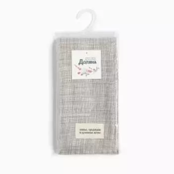 скатерть-дорожка Доляна Душевная кухня, размер: 40х146см, рогожка 158 г/м2, хлопок 50%, п/э 50%