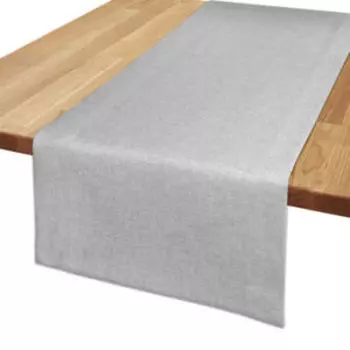 скатерть-дорожка, размер: 150х40см, цвет серый, плотность 200 г/м2, 100% п/э, тефлон