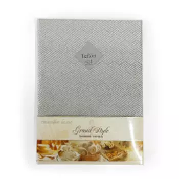 скатерть GRAND STYLE, 220х150 см, рисунок: косички, 88% пэ, 12% хлопок, тефлон