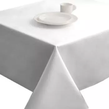 скатерть GRAND STYLE, размер: 220х140см, цвет белый, 100% п/э, тефлон