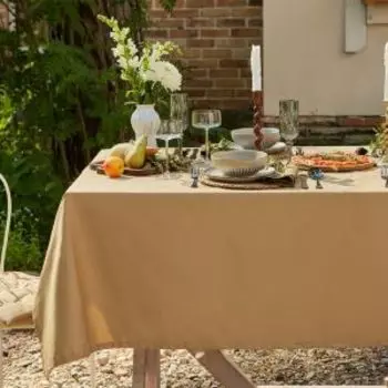 Скатерть Этель Kitchen, 146х110 см, хлопок, саржа 250 гр/м2, бежевый