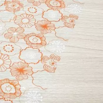 скатерть мерная ПВХ Ажурная Сашико 1,32х25м