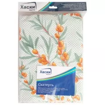 Скатерть Облепиха, 150х200 см, рогожка, хлопок