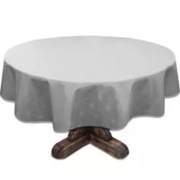 скатерть Журавинка, размер: d150см, круг, серый, 88% пэ, 12% хлопок, тефлон