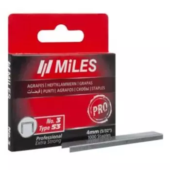 Скобы тип 53, 4 мм, 1000шт