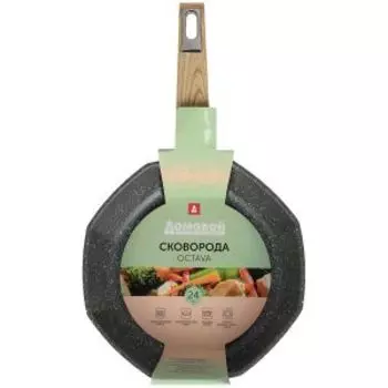 Сковорода Домовой Octava, 24 см, индукция, металл