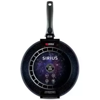Сковорода НМП Сириус, 26 см, литой алюминий, бакелитовая ручка, индукция