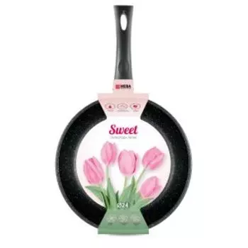 Сковорода НМП Sweet, 24 см, литой алюминий