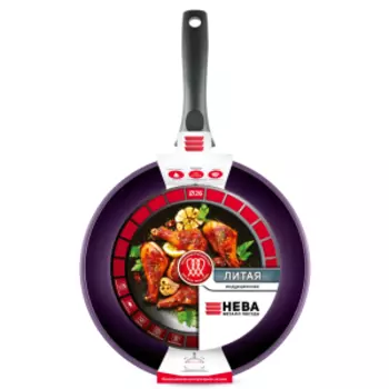 Сковорода НМП Violet, 26 см, литой алюминий, индукция