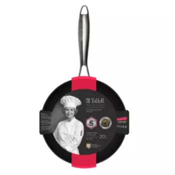Сковорода TalleR PRO, 20 см, индукция, чугун