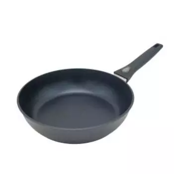 Сковорода Vari Звезда, 28 см, а/п покрытие, индукция, литой алюминий, сьемная ручка, черный