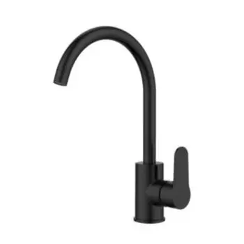 Смеситель для кухни Milardo Poli, черный матовый