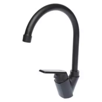 Смеситель для кухни OneLife P02-000b, полимерный, черный