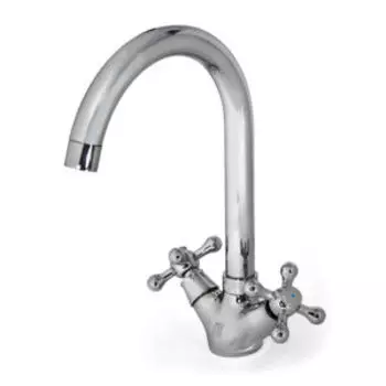 Смеситель для кухни Soffron двуручный с U-изливом