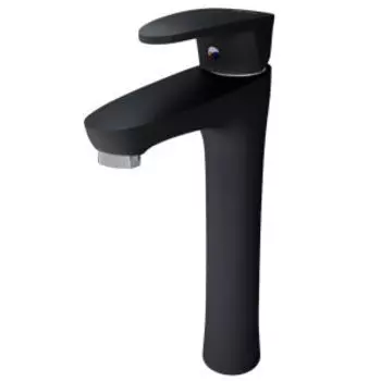 Смеситель для раковины Alpha, высокий, черный