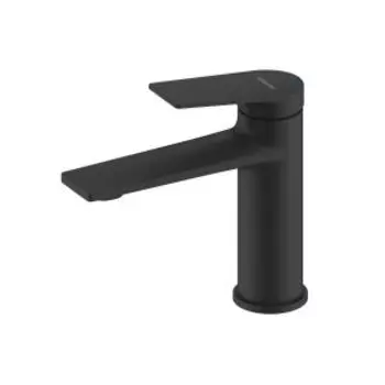 Смеситель для умывальника Milardo Azure, черный матовый