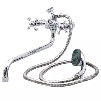 Смеситель для ванны Duplex Milardo, длинный излив