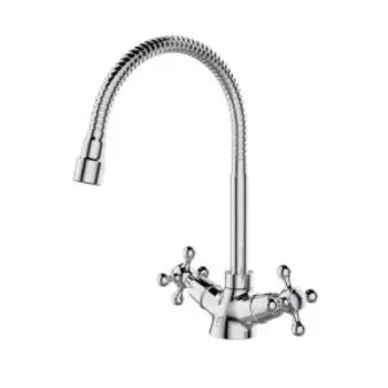 Смеситель для ванны Milardo Double с гибким изливом