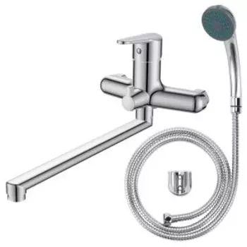 Смеситель для ванны Voda Fresh с длинным изливом 320 мм, с аксессуарами