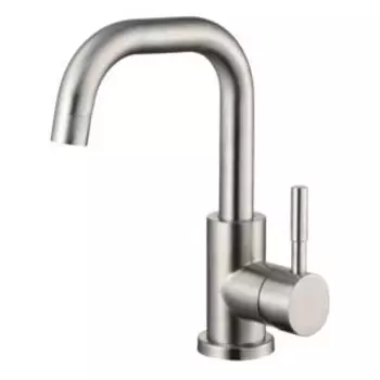 Смеситель с поворотным изливом Olives 13105BL, нерж. сталь, универсальный