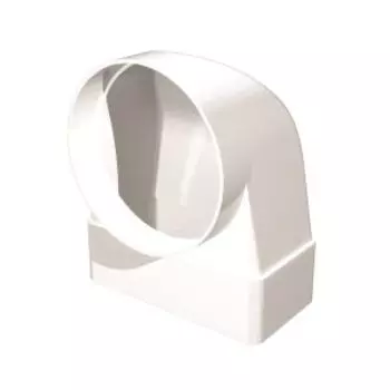 Соединитель угловой 90°, D100 мм, пластик