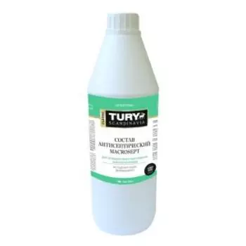 Состав антисептический Tury Macrosert для уничтожения плесени и грибка, 1 кг, бесцветный