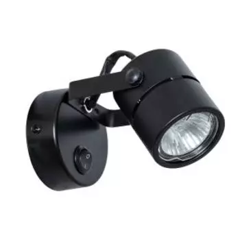 Спот Arte Lamp Lampmizar, GU10, 50 Вт, металл крашеный, черный