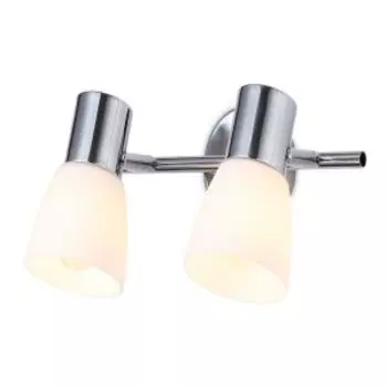 Спот Traditional TR3963/2, E27, 40 Вт, хром, белый матовый