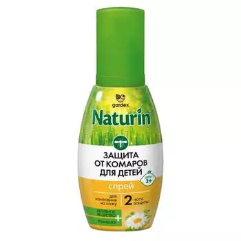 Спрей от комаров Gardex Naturin для детей с 2 лет, 75 мл