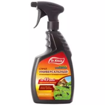 Спрей универсальный от летающих и ползающих насекомых Dr. Klaus, 750 мл