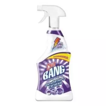 Средство чистящее Cillit Bang Антипятна+Гигиена, универсальное, блеск ультра, 750 мл