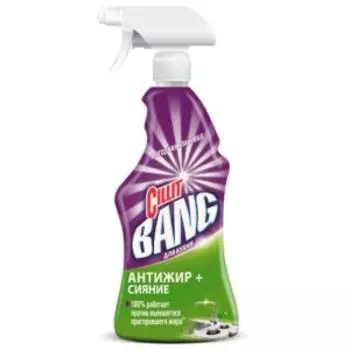 Средство чистящее Cillit Bang Антижир+Сияние, 750 мл, для кухни, жироудалитель