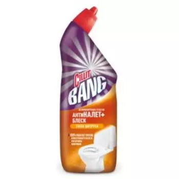 Средство чистящее для туалета Cillit Bang Антиналет+Блеск, 750 мл, сила цитруса