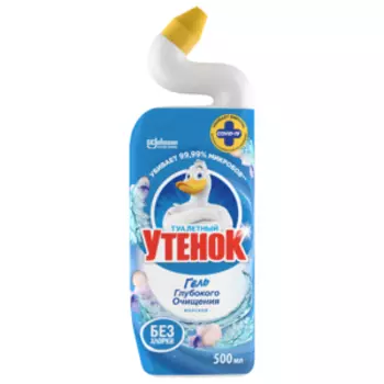 Средство чистящее для туалета Туалетный утенок Морской, 500 мл